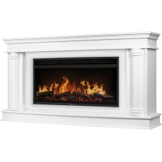 Камин электрический ELECTROLUX Каминокомплект: Очаг EFP/P-3620LS, портал Olympia 42/40/36, белый
