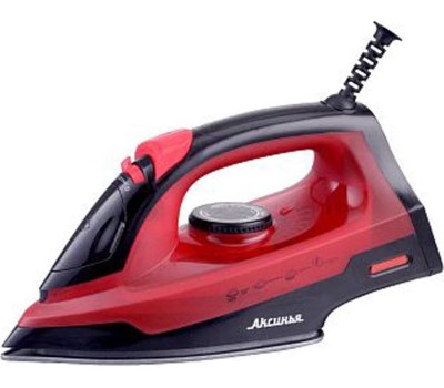 Утюг АКСИНЬЯ КС-3004 черный с красным