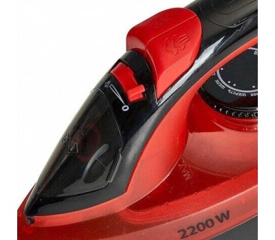 Утюг АКСИНЬЯ КС-3004 черный с красным