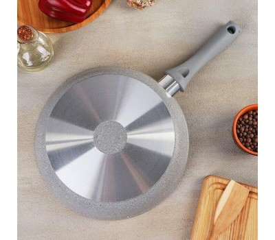 Сковорода KUKMARA смс262а а/пр литая 26см Светлый мрамор