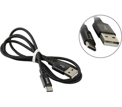 Кабель HOCO (6957531062868) X14 USB (m)-Type-C (m) 1.0м - черный