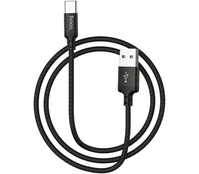 Кабель HOCO (6957531062868) X14 USB (m)-Type-C (m) 1.0м - черный