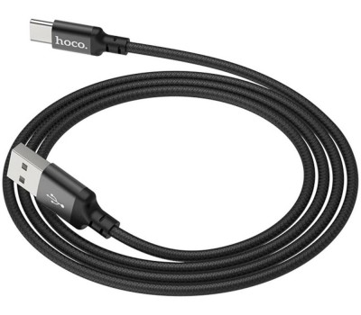 Кабель HOCO (6957531062868) X14 USB (m)-Type-C (m) 1.0м - черный
