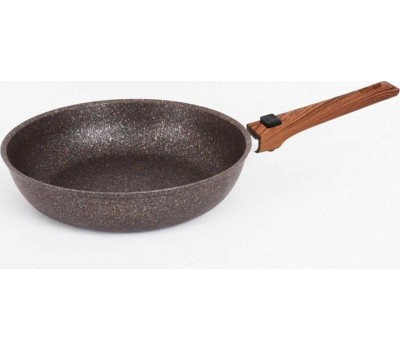 Сковорода KUKMARA сго242а а/пр литая 24см съемн/руч Granit ultra original