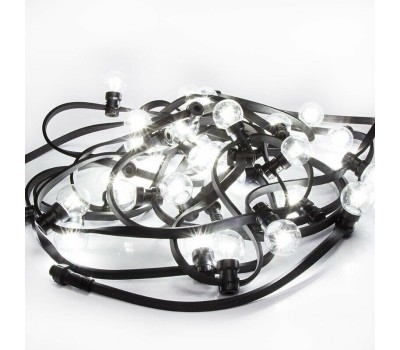 Гирлянда NEON-NIGHT (331-325) ГИРЛЯНДА LED GALAXY BULB STRING 10М, 30 ЛАМП*6 LED БЕЛЫЕ, IP65