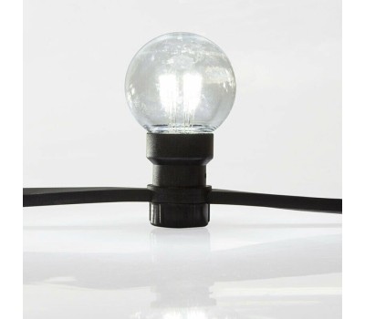 Гирлянда NEON-NIGHT (331-325) ГИРЛЯНДА LED GALAXY BULB STRING 10М, 30 ЛАМП*6 LED БЕЛЫЕ, IP65