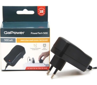 Блок питания GOPOWER (00-00015334) PowerTech 500, импульсный