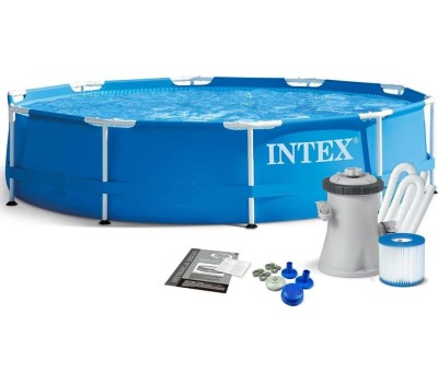 Бассейн каркасный INTEX Бассейн каркасный 305х76см.+ фильтр-насос .(в коробке) Арт.28202NP