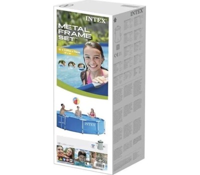 Бассейн каркасный INTEX Бассейн каркасный 305х76см.+ фильтр-насос .(в коробке) Арт.28202NP