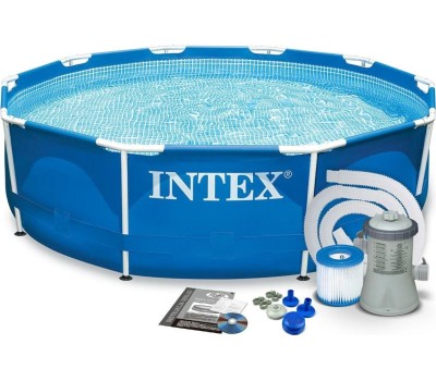 Бассейн каркасный INTEX Бассейн каркасный 305х76см.+ фильтр-насос .(в коробке) Арт.28202NP