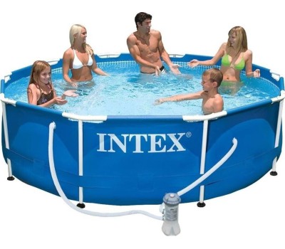 Бассейн каркасный INTEX Бассейн каркасный 305х76см.+ фильтр-насос .(в коробке) Арт.28202NP