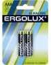 Элементы питания ERGOLUX (11743) LR03 Alkaline BL-2
