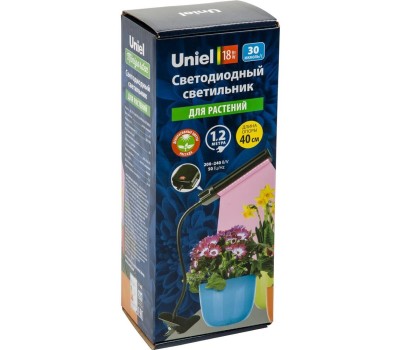 ЭЛЕКТРИКА UNIEL (UL-00009251) ULT-P31-18W/SPLE/40 IP40 BLACK SINGLE