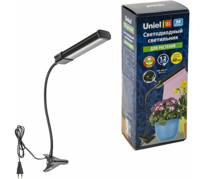 ЭЛЕКТРИКА UNIEL (UL-00009251) ULT-P31-18W/SPLE/40 IP40 BLACK SINGLE