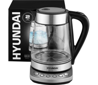 Чайник электрический HYUNDAI HYK-G3026 (1,7л. стекло)