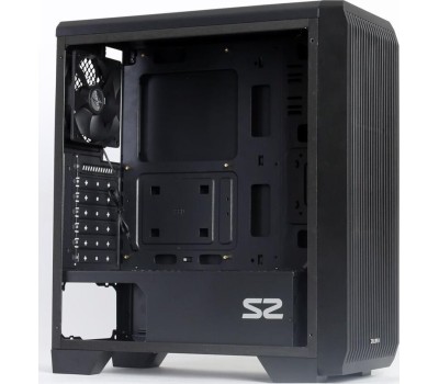 ZALMAN S5 Black, без БП, боковое окно (закаленное стекло), черный, ATX