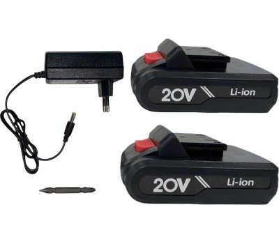 Дрель аккумуляторная ZITREK Crusher 21-Li (20В, Li-ion аккум. 2шт, ЗУ, кейс, бита) 063-4055