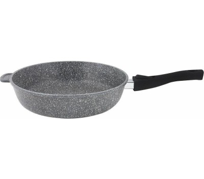 Сковорода ТРАДИЦИЯ ТМ2285И а/пр литая 28см съемн/руч Мрамор индукция