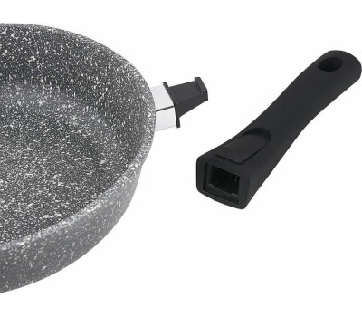 Сковорода ТРАДИЦИЯ ТМ2285И а/пр литая 28см съемн/руч Мрамор индукция