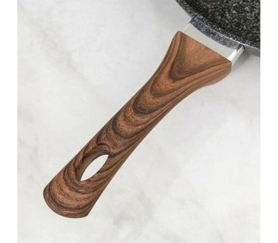 Сковорода KUKMARA сго263а а/пр литая 26см съемн/руч стекл/кр Granit ultra original