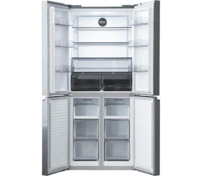 Холодильник Centek CT-1744 NF Red Glass total NF <415л (148л/267л)> 782х630х1825мм, Стекло, 4 дв