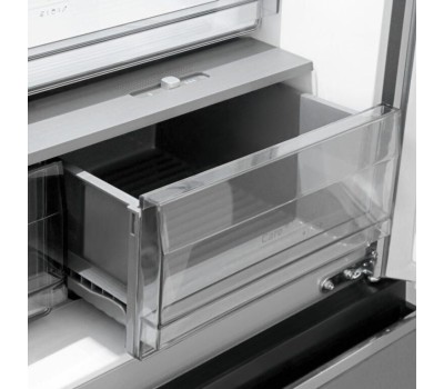 Холодильник Centek CT-1744 NF Red Glass total NF <415л (148л/267л)> 782х630х1825мм, Стекло, 4 дв