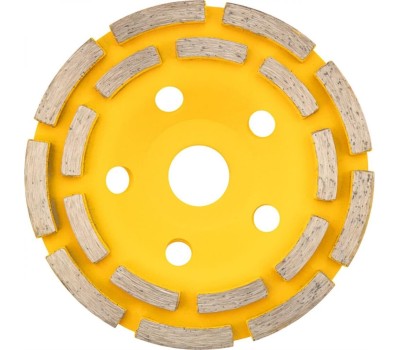 Чашка алмазная KRANZ (KR-90-0151) Чашка алмазная шлифовальная, двухрядная,125х22,2мм