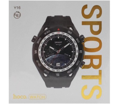 Смарт-часы HOCO (6942007603065) Y16 1.39 Black