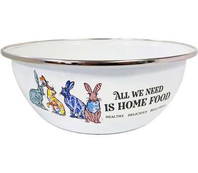 Миска APPETITE 10-0311/4 Зайцы эмал нерж/об 2,5л