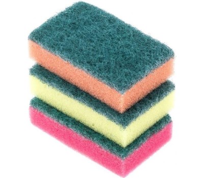 Губки для посуды ELFE для посуды Mini, 79 x 49 x 23 мм, 3шт, 92349