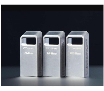KINGSTON Флеш Диск 128GB DataTraveler Micro DTMC3G2/128GB USB3.2 серебристый