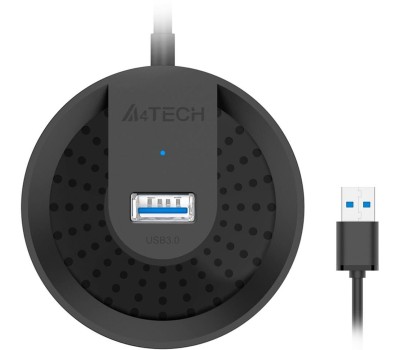 A4TECH Хаб (разветвитель) HUB-30, черный