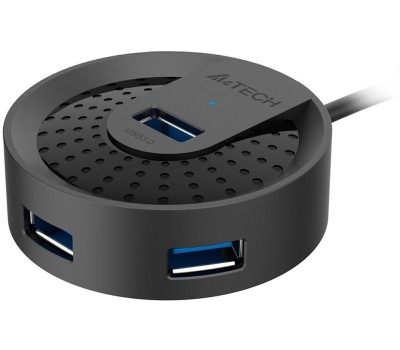 A4TECH Хаб (разветвитель) HUB-30, черный