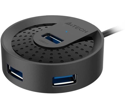 A4TECH Хаб (разветвитель) HUB-30, черный