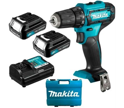 Дрель MAKITA Дрель-шуруповерт DF333DWYE аккум. патрон:быстрозажимной (кейс в комплекте)