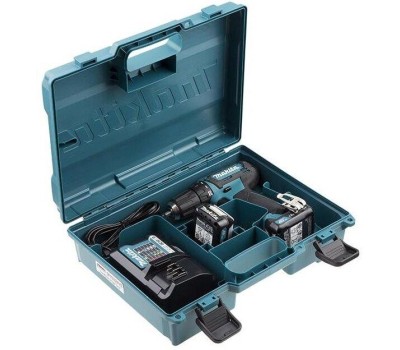 Дрель MAKITA Дрель-шуруповерт DF333DWYE аккум. патрон:быстрозажимной (кейс в комплекте)