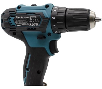 Дрель MAKITA Дрель-шуруповерт DF333DWYE аккум. патрон:быстрозажимной (кейс в комплекте)