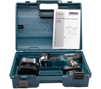 Дрель MAKITA Дрель-шуруповерт DF333DWYE аккум. патрон:быстрозажимной (кейс в комплекте)