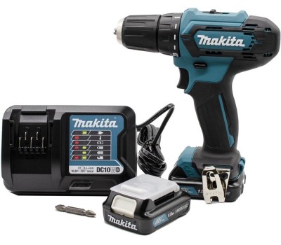 Дрель MAKITA Дрель-шуруповерт DF333DWYE аккум. патрон:быстрозажимной (кейс в комплекте)