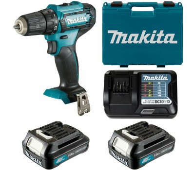 Дрель MAKITA Дрель-шуруповерт DF333DWYE аккум. патрон:быстрозажимной (кейс в комплекте)