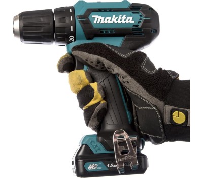 Дрель MAKITA Дрель-шуруповерт DF333DWYE аккум. патрон:быстрозажимной (кейс в комплекте)