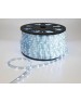 Лента светодиодная NEON-NIGHT Дюралайт LED трехжильный 230В 13мм 24 LED/м ТЕПЛЫЙ БЕЛЫЙ свечение с динамикой модуль 4м бухта 100м Эконом