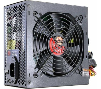 THERMALTAKE Блок питания Litepower, 650Вт, 120мм, черный, retail [ps-ltp-0650npcneu-2]