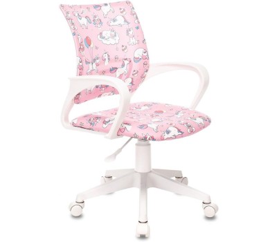 Кресло компьютерное БЮРОКРАТ Кресло детское BUROKIDS 1 W, ткань, до 120кг, мультиколор