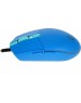 LOGITECH Мышь проводная G102 LightSync, игровая, оптическая, USB, 8000dpi, синий [910-005810]
