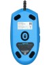 LOGITECH Мышь проводная G102 LightSync, игровая, оптическая, USB, 8000dpi, синий [910-005810]