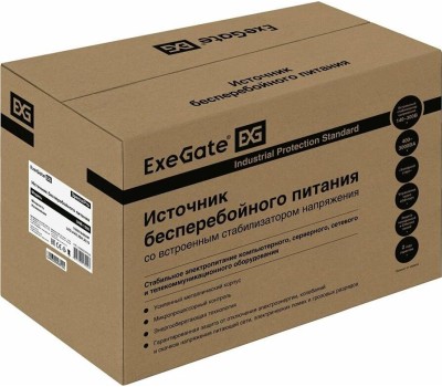 Exegate EX292797RUS ИБП ExeGate SpecialPro UNB-1500.LED.AVR.2SH.3C13 <1500VA/950W, LED, AVR, 2*Schuko+3*C13, съемн.кабель, металлический корпус, Black>