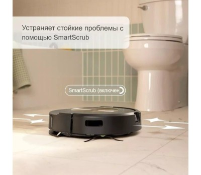 IROBOT Робот-пылесос Roomba Combo J9+, 70Вт, черный/черный [j955840rnd]