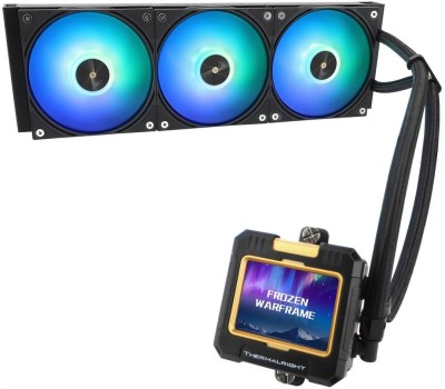 THERMALRIGHT Система водяного охлаждения Frozen Warframe 360, LCD, 4-pin, ARGB, 120мм, черный, retail [f-wframe-360-bl-argb]