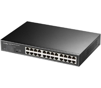 Коммутатор CUDY Коммутатор 24-Port Gigabit Metal Switch 24-Port Gigabit Switch, 24 Gigabit RJ45 Ports, IGMP Snooping, Loop Detection/Prevention, 802.1p/DSCP QoS, Switch/VLAN/Extend working mode DIP switch, Rack-mountable Steel Case, Power Saving, Plug & P